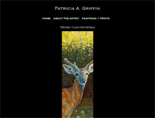 Tablet Screenshot of griffingallery.org